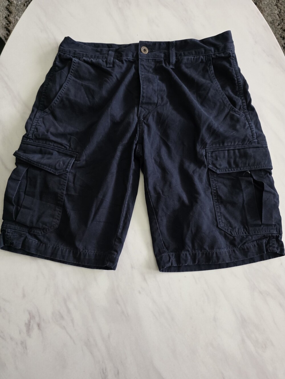Rag & Bone Men’s 32 Navy Blue Cargo Shorts Utility Military Streetwear